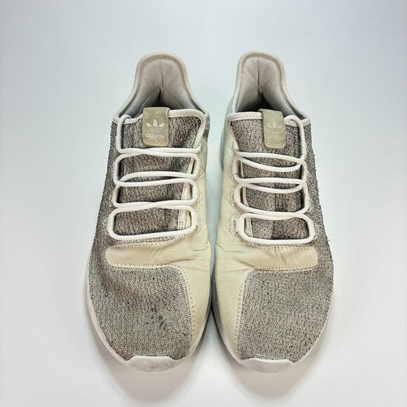 Adidas Tubular Shadow Gray White Lightweight Running Shoes CO0928 Men's Size 12 - Picture 3 of 10